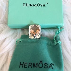 Hermosa Pink Orange Tourmaline Cabochon Mozambique